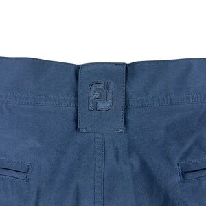 Footjoy FJ Shorts Mens 38‎ Navy Blue Golf Chino Performance Preppy Stretch